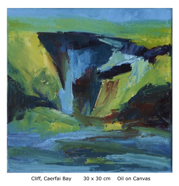 Cliff, Caerfai Bay