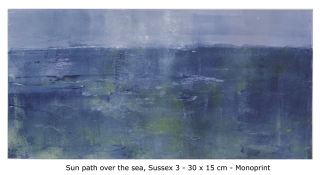 Sun path over the sea, Sussex 3