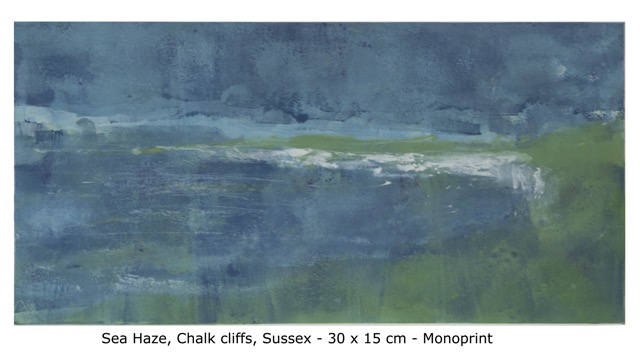 Sea Haze, Chalk cliffs, Sussex