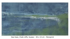 Sea Haze, Chalk cliffs, Sussex