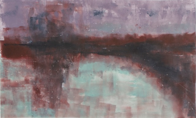 Towards Ramsay Island 2 - monoprint