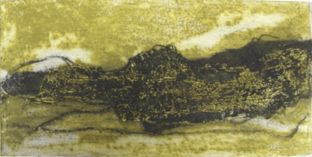 Ramsay Island 4 - collograph